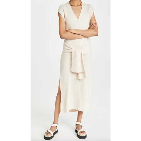 Jonathan Simkhai Annette Loungewear Henley Dress - Picture 4 of 12